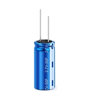 50F 2.7V Süpercap 10x25mm DIP Süper Kapasitör Enerji Depolama Güneş Rüzgar Akü Batarya Güç Kaynağı