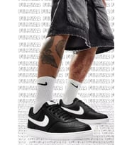 Nike Court Vision LO NN Black Sneaker Günlük Erkek Spor Ayakkabı Siyah Beyaz