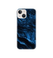 Apple Iphone 13 Kılıf Resimli Desenli Baskılı Silikon Kılıf Blue Marble 1379