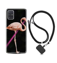 Samsung a71 A72 A73 A7 A9 2018 C7 C9 Kılıf Boyun Askılı Silikon Line Filamingo 1776
