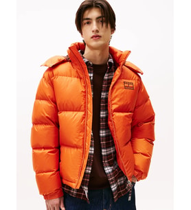 Tommy Hilfiger TJM Alaska Kuş Tüyü Şişme Erkek Turuncu Mont  DM0DM22036SZZ