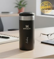 Kişiye Özel The AeroLight™ Transit Mug Stanley Termos 0.35L (Siyah)