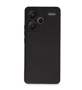 Xiaomi Redmi Note 13 Pro Plus Kılıf Nano İçi Kadife Silikon - Siyah