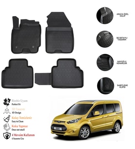 Ford Tourneo Courier 2017 3D Havuzlu Paspas OTL