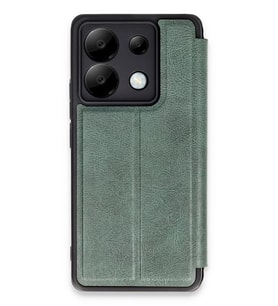 Redmi Note 13 Pro 5G Kılıf Flip Cover - Koyu Yeşil
