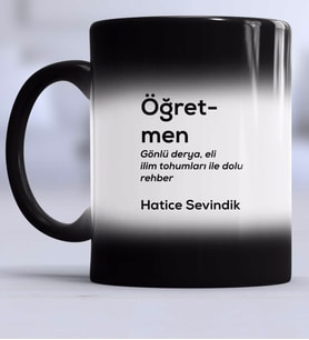 Öğretmen Kupa Bardak Sihirli