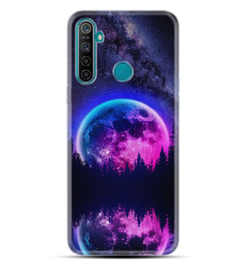 Realme 5i 5 Pro 6i 7 Pro 8 Kılıf Desemli Silikon Star Planet 1652