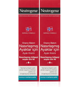 norveç formülü nasırlaşmış ayaklar için ayak kremi (50 ml) (2 paketi)