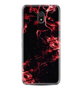 Xiaomi Redmi 8A 8 Pro 9C 9T 10C 11T Pro Kılıf Desenli Silikon Red Smoke 1745