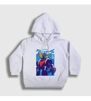 Presmono Unisex Çocuk Beyaz Poster V2 Ufo Robot Grendizer Goldorak Kapüşonlu Sweatshirt 471938tt