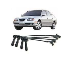 2003-2007 HYUNDAİ ELANTRA 1.6 BENZİNLİ MOTORLAR İÇİN BUJİ KABLOSU SETİ 4'LÜ