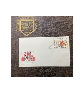 Cuba FDC / Küba İlk gün Zarfı IIV ANİVERSARİO DE LA CREACİON DEL İNDER