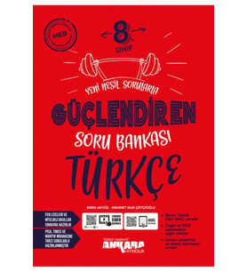 Ankara Yayıncılık Ankara Yayınları 8. Sınıf LGS Güçlendiren Türkçe Soru Bankası Yeni 2024 (Çok Renkli)