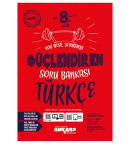 Ankara Yayıncılık Ankara Yayınları 8. Sınıf LGS Güçlendiren Türkçe Soru Bankası Yeni 2024 (Çok Renkli)