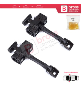 BMW 1 Serisi F20 F20N 2011-2019 5-Kapı 51217446715 İçin 2 EA Ön Sağ ve Sol Kapı Gergi Yayı