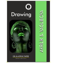 DreamArt Galery Sketchpad Sketchbook Yağlıboya Akrilik Boya Çizim Defteri