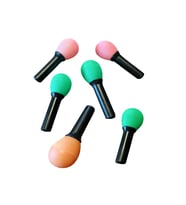 Karin EGG042/3ÇİFT Saplı Yumurta Marakas (3 Çift/6 Adet) Ritim ve Perküsyon Grubu, Ergonomik Tutuş, Renkli Tasarım