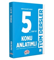 Editör Yayınları 5. Sınıf VIP Tüm Dersler Konu Anlatımlı