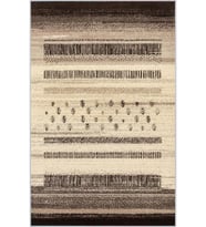 Eliana Home Baskılı, Yıkanabilir Kaymaz Taban Salon Halısı LNA1145 100x150 cm (Kahverengi)