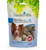 Garden Mix Balik Derisi Sargili Kemik Köpek Ödülü 75 Gr