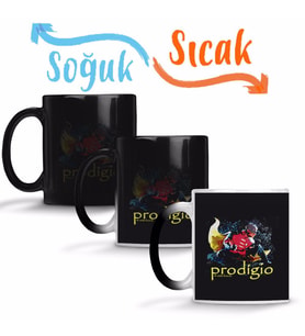 Prodígio Sihirli Kupa Bardak Porselen