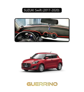 SUZUKI Swift   2017-2020 TORPİDO KORUMA HALISI SİYAH KENAR