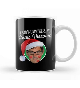 I Saw Mummy Kissing Louis Theroux Christmas Kupa Bardak Porselen