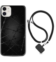 Apple iPhone 11 12 13 Mini Kılıf Boyun Askılı Silikon Dikenli Tel 1779