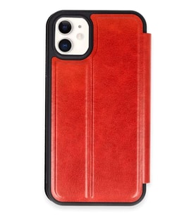 iPhone 11 Kılıf Flip Cover - Kırmızı