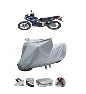 Yuki Yıldız 100  Gri Motosiklet Brandası ARKA ÇANTA UYUMLU DEĞİLDİR