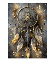 Düş Kapanı  Dreamcatcher  Desenli Mdf Tablo