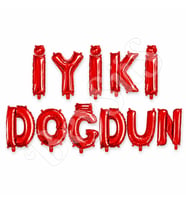 İyi Ki Doğdun Folyo Balon Kırmızı