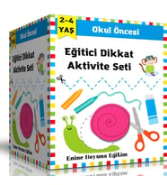 Okul Öncesi Eğitici Dikkat Aktivite Seti (2-4 Yaş İçin)