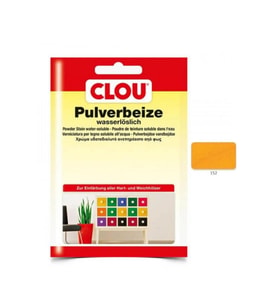 Suda Çözülen Oksit Toz Ahşap BoyasıCLOU Oksit Toz Boya Nr:152 Koyu Sarı R 5gr