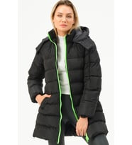 Z6770 DEWBERRY BAYAN KABAN-SİYAH-YEŞİL
