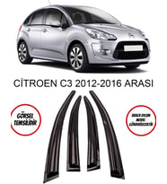 Balp Cıtroen C3 2012-2016 Arası Cam Rüzgarlık 4 Lü Takım