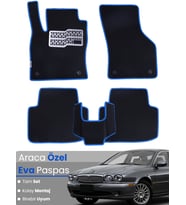 JAGUAR X TYPE (2001-2009) Uyumlu EVA Paspas Tam Set–Araca Özel,Kolay Montaj,Su Geçirmez