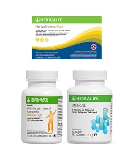 Erkek Vitamini, X-tracal Kalsiyum Ve Omega-3 Birer Adet
