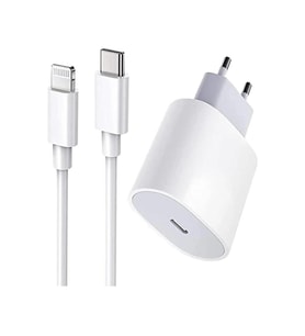 Apple Uyumlu iOS Yeni Nesil Hızlı Şarj Aleti Seti Usb-c 20w Adaptör + Usb-c Ka