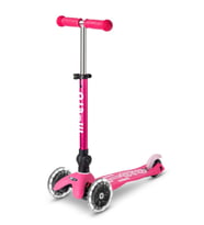 Mini Micro  DELUXE FOLDABLE LED PINK Çocuk Scooter MCR.MMD197 (Pembe)