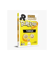 Günay Yayınları günay yayınları 8.sınıf bumerang 32 haftalık türkçe denemeleri (Çok Renkli)