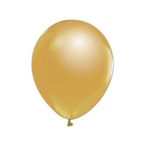 Balon metalik 12 inc altın pk:100-