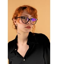 Lady Cat Black Mavi Işık Korumalı Gözlük