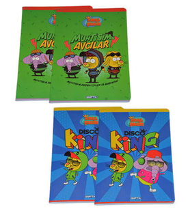 Temel Kral Şakir 4 Parça A4 Defter Seti