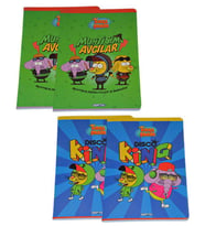 Temel Kral Şakir 4 Parça A4 Defter Seti