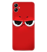 Samsung Galaxy A04E Kılıf Resimli Desenli Silikon Platinium Series Red 1829