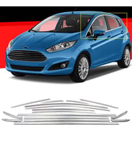 Ford Fiesta Mk7 16 parça Cam Çerçevesi Kromu 2019+ sonrası modeller