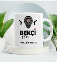 Bekçi Kupa Bardak Beyaz