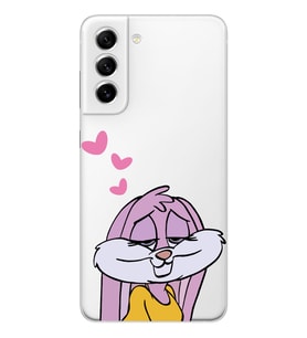 Samsung Galaxy S21 FE Uyumlu Lola Bunny Tasarımlı Şeffaf Telefon Kılıfı