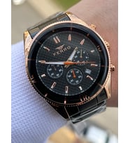 FERRO İç Fonksiyonları Aktif Chronograph 30 Mt Su Geçirmez Erkek kol Saat xf0014
